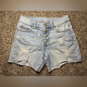 Jordache Distressed Jean Shorts, size 7 (010G)